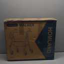 16 Pounds Lightweight Walkers for Seniors with Seat, Narrow Rolling Walker with 4 Puncture-Resistant Wheels, 5-Level Height Adjustable, 300 lbs Weight Capacity (Red)