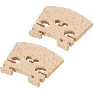 MECCANIXITY 1/8 Violin Bridge Maple Wood Violin Parts for 1/8 Violin, Pack of 2