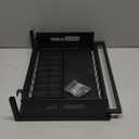 REALINN Under Sink Organizer, Pull Out Cabinet Storage 2 Tier Slide Out Sink Shelf, Kitchen Organizers and Storage, Black, 1 Pack