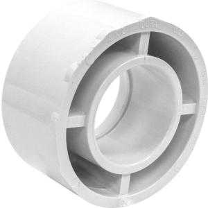 4 Inch x 3 Inch Schedule 40 PVC Reducer - Spigot x Slip (437-422)