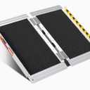 Orford Aluminum Alloy 2ft Nonskid Folding Wheelchair Ramp/Sl