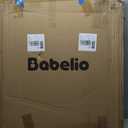 Babelio Removable & No Bottom Bar Baby Gate, 29-43" Hardware Mounted (Drill Needed)| Wide Walk-Thru| Auto-Close Safety Dog/Pet Gate for Stairs & Doorways (White, 29-43" W, 30" H)