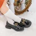 Toddler Boys Girls Dress Shoes Little Kids School Uniform Shoes Formal Casual Oxfords Wedding Church Loafer Flats