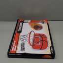 Mini Basketball Hoop Set for Kids Adults, Indoor Play Wall Mount Basketball Hoop for Door with 4 Small Replacement Toddler Basketballs, ABS Backboard Metal Rim Goal Sport Gifts for Pool Game Fun