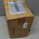 Dandat 12 Pieces 32 oz Plastic Long Neck Bottles with Pourer and Caps Plastic Juice Pour Bottles with Stainless Steel Pourers Tapered Spout for Liquor (Silver Bottle Pourer)