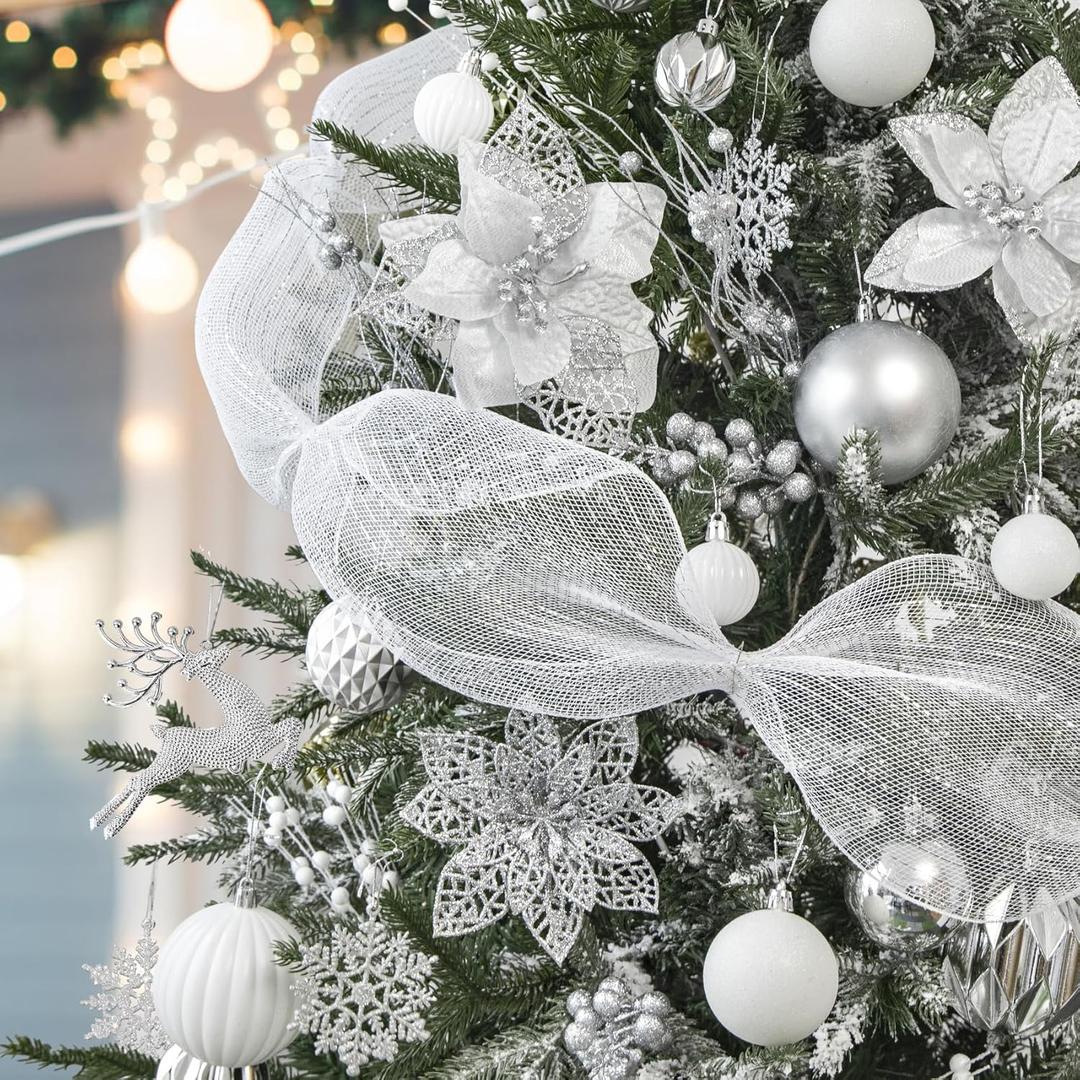 Ouddy Decor Christmas Tree Decorations Set