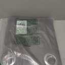 NICETOWN Gray Blackout Curtains for Bedroom 84 inches Long  Thermal Drapes Grommet Room Darkening Light Blocking Curtains Window Treatments for Living Room (2 Panels, W52 x L84, Grey)