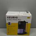 Keurig K-Mini Mate Plus Single-Serve K-Cup Pod Coffee Maker, Compact, 3 Cup Sizes, Brew Over Ice and Strong Button Features, 50 oz Removable Reservoir, Matte Black