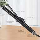 VAGARY Instant Heating Curling Iron for Long Hair, 1 Inch Hair Curling Wands with Infrared Hair Care, 10S Fast Heating, 110V-240V Dual Voltage Hair Curler with Temperature Control