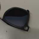 HiBloks 2Pcs Polarized Clip for Ray-Ban Meta Wayfarer RW4008 & Gen 2 RW4012 Large Smart Glasses, Discoloration Clip-on for RayBan Meta Wayfarer Gen 2 Protect Your Eyes, Cool and Fashion (Silver, Blue)