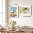3 Pack 16x20 Frames 16x20 Poster Frame Natural Light Oak Solid Wood