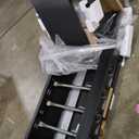 Blackstone 1554 36 Omnivore Griddle with Folding Side Shelves, Powder Coated Steel, Black