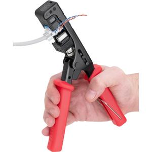 Everest 45Term - 45 Angled Speed Termination Keystone Tool - Time Saver Network Punch Down Tool - To Be Used ONLY with Everest 45 Angled RJ45 Cat5e, Cat6a and Cat6 Keystone Jacks (B0BCHJPRY4)