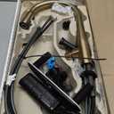 Delta Essa Touchless Kitchen Faucet with Touch Technology, Brushed Gold Kitchen Sink Faucet with Pull Down Sprayer, Single Hole, Champagne Bronze 9113TL-CZ-DST