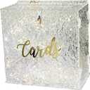 Elegant Acrylic Wedding Card Holder Box for Special Occasions, Style A