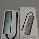 Acer USB C Hub, 7 in 1 Multi-Port Adapter for Laptop, 4K, HDMI Splitter with 2 USB A 3.1 & Type-C to HDMI Data Port, PD 100W Charging, SD Card Reader for Computer, Desktop, Space Grey