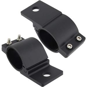 Universal 3 Inch Tube Clamp Mounting Bracket for Bull Bar Roof Rack Roll Cage - Adjustable 74-77mm (2.91-3.03inch) Kit for LED Square/Round Offroad Lights & Light Bars