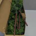 18 Inch Real Touch Cedar Branches - 16 Pcs Artificial Christmas Plants Branches, Faux Greenery Pine Stems Fake Cedar Picks for Vase DIY Crafts, Christmas Pine Branches for Home Indoor Decor