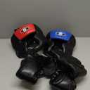 Sparring Head Guard with Gloves - Boxing Safety Headgear for MMA, Kickboxing, Muay Thai & Boxing - Adult & Kids S/M