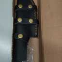 D2 Steel Tracker Knife 12 Inch Fixed Blade Bushcraft Survival Knife Full Tang with Micarta Handle & Leather Sheath for Camping, Hunting, Outdoor Use