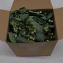 Panelee 20 Pcs Wedding Candle Rings Wreaths Green Eucalyptus Leaves Artificial Leaf Boho Candle Pillars Holder