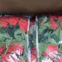 Tifuly 50pcs Red Roses in Bulk, Realistic Long Stem Fake Silk Roses Bouquet for Wedding Centerpiece Table Party Home Kitchen Decor