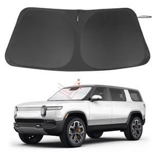 Windshield Sun Shade Custom Fit for 2015-2023 2024 2025 2026 Chevrolet/Chevy Colorado/GMC Canyon Pickup Truck Prime Accessories Foldable Sunshade Protect Car from Heat Damage Keep Car Cooler