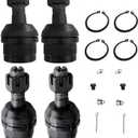 4pc Upper Lower Ball Joint Kit K80026 K8195 for Ford Bronco 80-96, F-150 80-96 4WD, F-250 80-96 4WD, for Ford F-350 80-81 4WD, Front Ball Joint for Dodge Ram 2500 94-99 4WD
