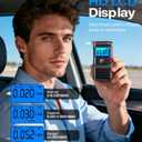 Breathalyzer, 2026 Breathalyzers for Alcohol with LCD Digital Display Personal Portable Alcohol Breathalyzer Testerfor Home and Party Use (Includes 10 Mouthpieces)