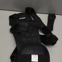 Fit Geno Posture Corrector for Women and Men - Adjustable Back Brace & Straightener for Scoliosis, Hunchback Correction, Back Pain, Spine Corrector, Back Support and Posture Trainer (Small, Black)