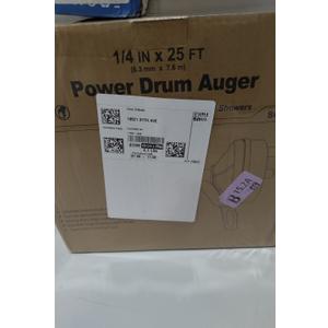 Power drum auger
