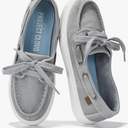 Project Cloud Sneakers for Women - Memory Foam Spring Shoes for Women Footwear - Slip-On Boat Shoes - Non Slip Fashion Sneakers - Lightweight Loafers (Seasalt, Gray, 10)