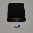 Taylor Glass Top Food Scale with Touch Controls, 11 lb Capacity, Sleek Black Design for Precision Food Measurement in Grams and Ounces