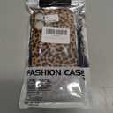 Brown Cheetah Print Phone Case for iPhone 16 Pro 6.3in - Cute and Chic Trendy Retro Tortoise Leopard Classic Soft Slim Protective Cover for Cool Girls and Elegant Women