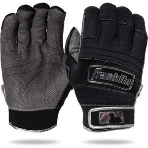 Franklin Sports MLB All Weather Pro Adult + Youth Batting Gloves - Cold Weather Gloves for Baseball + Softball (Adult XX-Large, Black Chrome) Franklin Sports MLB All Weather Pro Adult + Youth Batting Gloves - Cold Weather Gloves for Baseball + Softball (Adult XX-Large, Black Chrome)