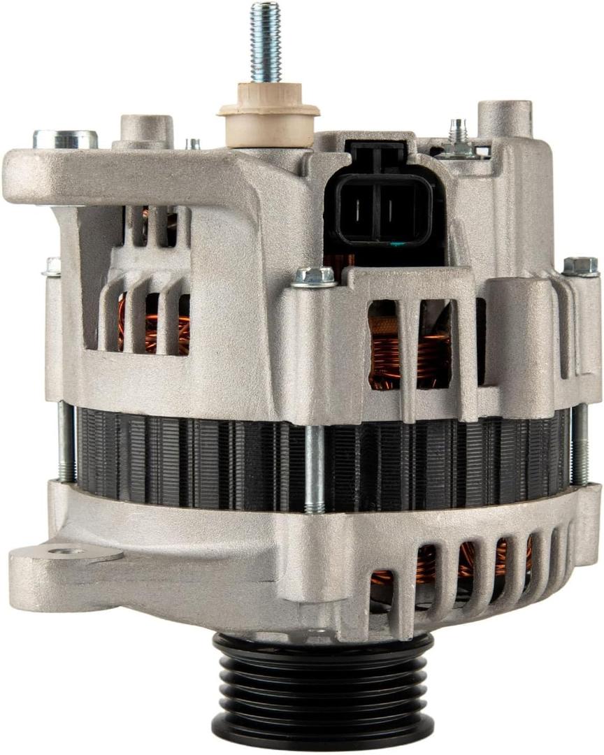 KAC Alternator Replacement for 00-02 Xterra 3.3L 04 Frontier 3.3L 99-02 Frontier 3.3L, Alternator Replace 13789N 231004S100 13789 LR180756B LR180756 LR180756R 12V 80Amp CW 5-Groove Pulley