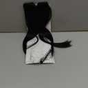 REECHO Clip in Hair Volumizer, 2PCS 12 inch Short Thick Clip in Hairpieces Adding Extra Volume Hair Extensions for Women - Black