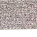 Super Area Rugs Farmhouse Braided Rug Cotton Kitchen Reversible Carpet, Black & White, 2' X 3' Rectangle