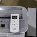 BLACK+DECKER Portable Air Conditioner, 8,000 BTU (3,950 BTU SACC) for Rooms up to 400 Sq. Ft., Portable AC with Follow Me Remote Control and Window Kit, BPACT08WT, White