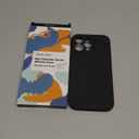 LOVE 3000 Designed for iPhone 15 Pro Max Case, Premium Silicone with [Soft Anti-Scratch Microfiber Lining] Shockproof Protective Phone Case for Men Women Girls 6.7", Black