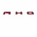 1Pc 2021+Tahoe Liftgate Nameplate 3D Badge Letter Logo Emblem RST Replacement for Tahoe (Black Red)