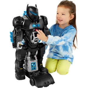 Fisher-Price Imaginext DC Super Friends Batman Toy Bat-Tech Batbot Playset 2-Ft-Tall Robot with Lights & Sounds for Pretend Play Kids Ages 3+ Years, 24 Inches Tall