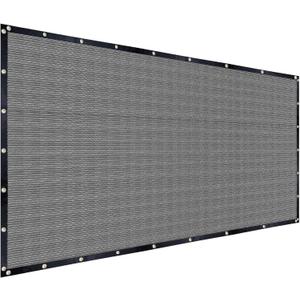 FAIR WIND Shade Cloth 90% Sun Shade Fabric Privacy Screen Shade Cover Patio Canopy with Grommets Shade Net for Garden Outdoor Pergola 12 x 16 FT - Grey (Gray)