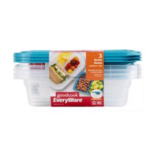 GoodCook EveryWare Bento Box Containers 3 Packs