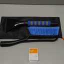 AstroAI 27" Snow Brush and Ice Scrapers for Car Windshield, Detachable Snow Scrapers with Ergonomic Foam Grip for Cars, Trucks, SUVs (Heavy Duty ABS, PVC Brush, Blue)