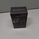 Tire Inflator Portable Air Compressor, 150 PSI Cordless Air Pump, Dual Power 6000mAh, 12V DC Car Plug, Fast Inflation 24L/Min, Auto Shut-Off, LED Light, 4 Preset Modes for Car, Bike, Motorcycle, Balls (Black)