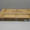 Stainless Steel Shelf, 23.6" x 12.6" Commercial Floating Wall Shelf with Brackets, 110Lb Capacity, Adjustable Double-Layer Metal Heavy Duty Storage Rack for Restaurant, Kitchen, Home, Bathroom