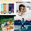 5 Pairs Womens Socks Funny Dog Socks Compatible with Chalier Cozy Cute Animal Ladies Sock Gifts for Women,One Size,Striped Cat