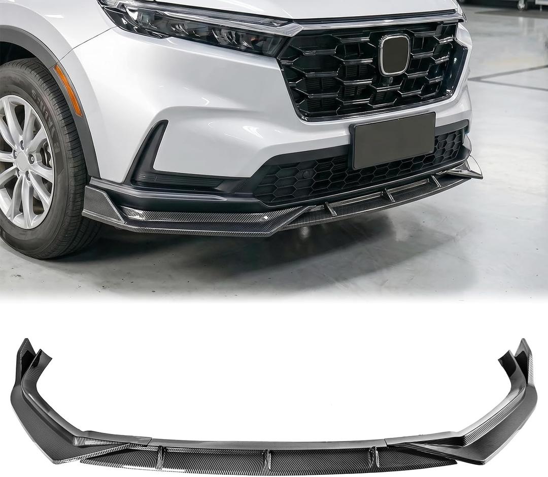 Carbon Fiber Front Bumper Lip Splitter for Honda CR-V CRV 2023-2026