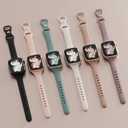 6 Pack Thin Slim Bands Compatible with Apple Watch 38mm 40mm 41mm 42mm 44mm 45mm 46mm 49mm Women Men, Replacement Soft Silicone Sport Strap for iWatch Series 11/10/9/8/7/6/5/4/3/2/1 Ultra SE